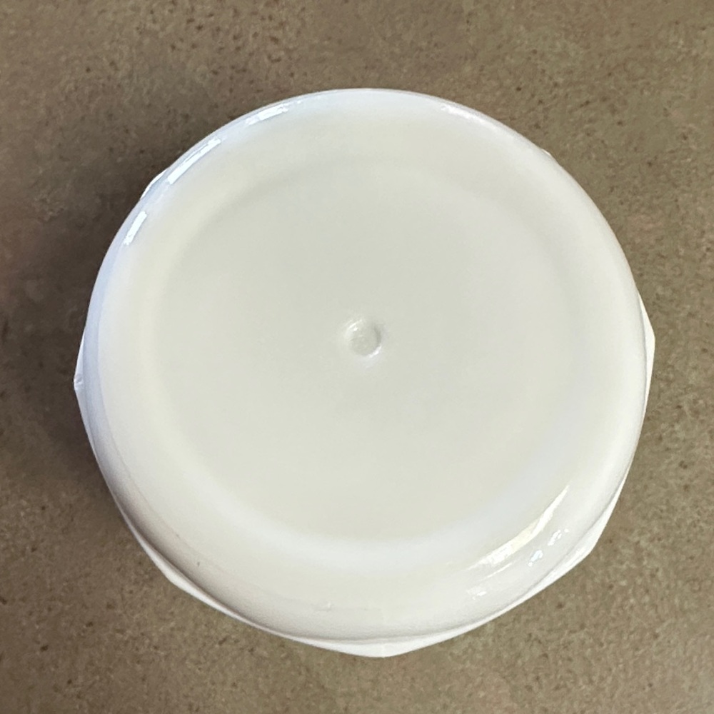Vintage Indiana Glass Co. Aztec Milk Glass Planter - Picture 3 of 5